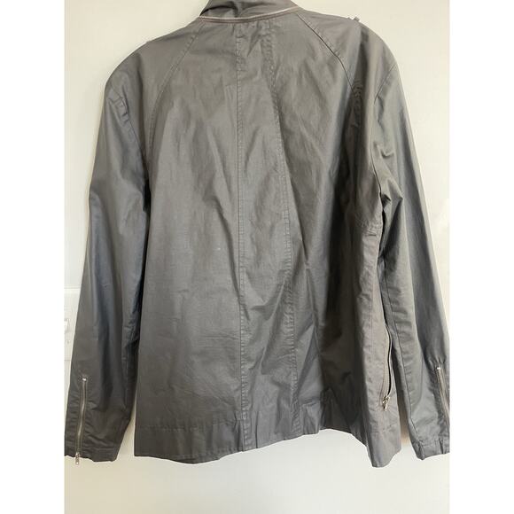 New Shades of Greige Men’s Zip Up Jacket Size Med Free People Gray Members Only - Picture 5 of 5